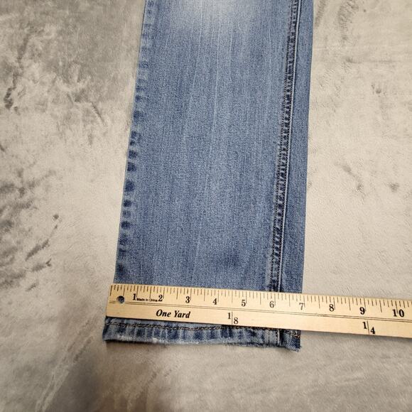 Levis 541 Jeans Mens 32x30 Blue Straight Leg Denim Distressed - Picture 6 of 10